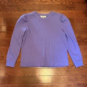 LOFT Lavender Knit Top